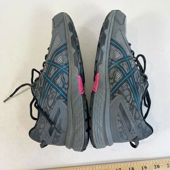 Asics Womens GEL-Venture 6 Trail Running Sneaker Black Size 10 Low Top T7G6Q - Picture 6 of 9